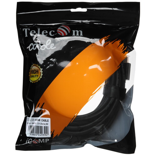 Купить Кабель  Telecom HDMI - HDMI, 5 м  5602613. Характеристики, отзывы и цены в Донецке