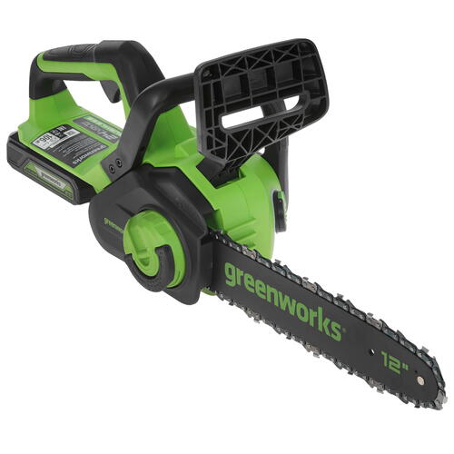 Купить Аккумуляторная цепная пила GreenWorks GD24CS30K2  24V  5081475. Характеристики, отзывы и цены в Донецке