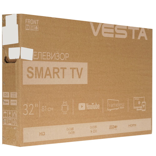 Купить 32" (81 см) Телевизор Vesta V32LH4300 черный  9165763. Характеристики, отзывы и цены в Донецке