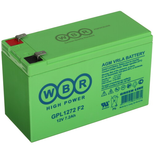 Купить Аккумуляторная батарея для ИБП WBR GPL1272 F2  5416711. Характеристики, отзывы и цены в Донецке