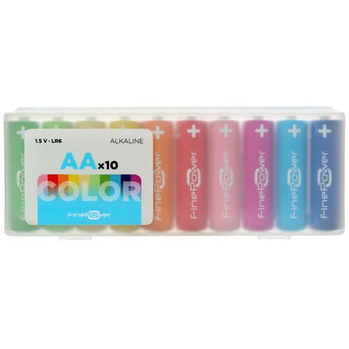 Купить Батарейка FinePower Color AA / AA (LR6/ER14505/FR6/R6P)  5410520. Характеристики, отзывы и цены в Донецке