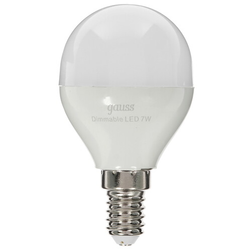 Купить Лампа светодиодная Gauss LED E14/7w Dimmable  1340044. Характеристики, отзывы и цены в Донецке