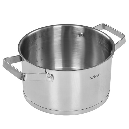 Купить Кастрюля SATOSHI Шато 822-267 3.4 л 20 см серебристый  9175153. Характеристики, отзывы и цены в Донецке