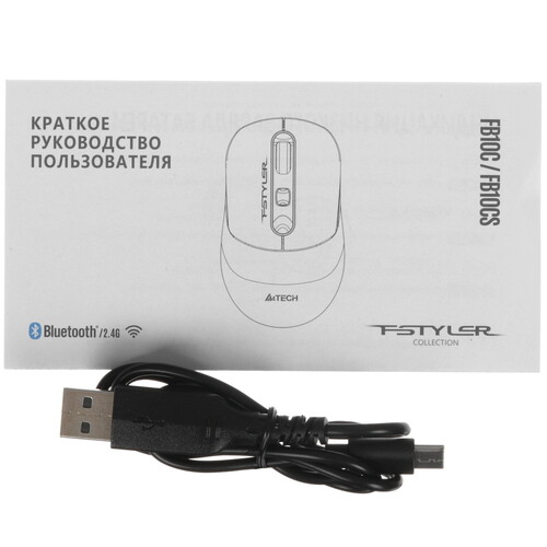 Купить Мышь беспроводная A4Tech Fstyler FB10CS  5468285. Характеристики, отзывы и цены в Донецке