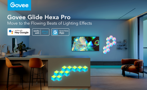 Купить Светодиодная панель Govee Glide Hexa Pro серый  5488153. Характеристики, отзывы и цены в Донецке