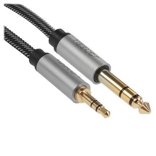 Купить Кабель   Ugreen jack 3.5 мм - jack 6.3 мм черный  9983722. Характеристики, отзывы и цены в Донецке