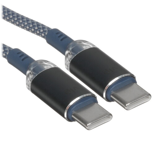Купить Кабель круглый VLP USB Type-C - USB Type-C синий 1.2 м  5466282. Характеристики, отзывы и цены в Донецке