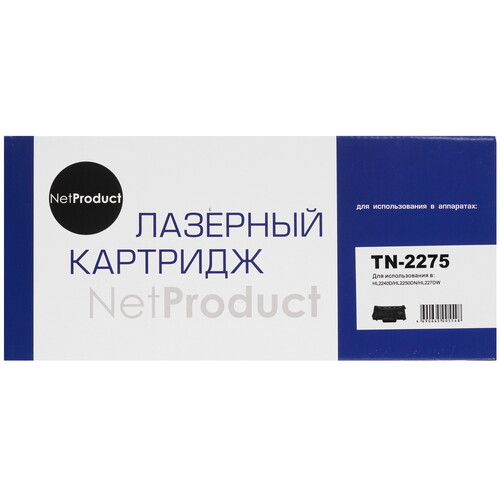 Купить Тонер-картридж лазерный NetProduct N-TN-2275 черный  9264231. Характеристики, отзывы и цены в Донецке