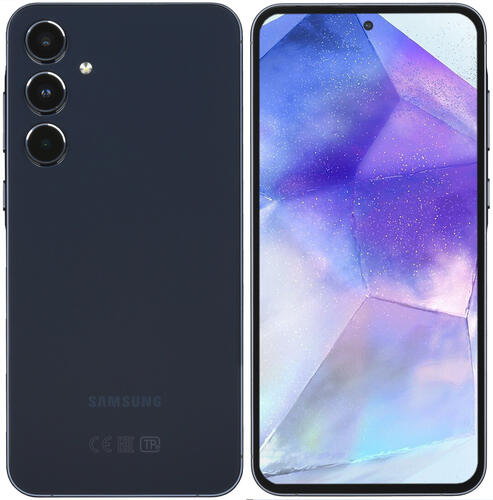 Купить 6.6" Смартфон Samsung Galaxy A55 256 ГБ синий  9084594. Характеристики, отзывы и цены в Донецке