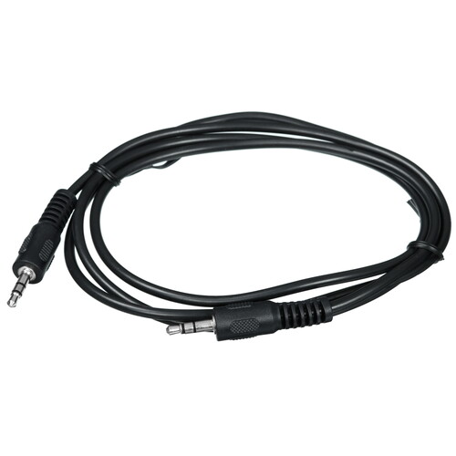 Купить Кабель   VCOM jack 3.5 мм - jack 3.5 мм черный  5602642. Характеристики, отзывы и цены в Донецке