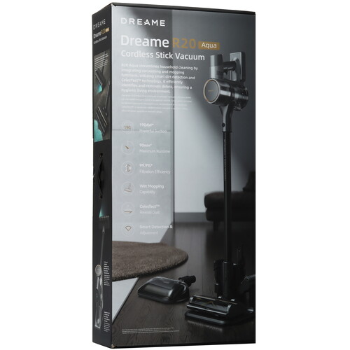 Купить Пылесос  вертикальный  Dreame R20 Aqua  черный  5491730. Характеристики, отзывы и цены в Донецке