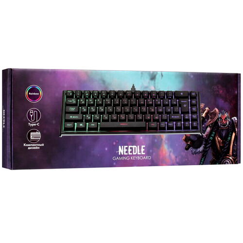 Купить Клавиатура проводная DEXP Needle [4856368]  4856368. Характеристики, отзывы и цены в Донецке