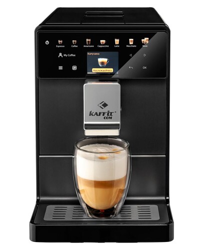 Купить Кофемашина автоматическая KAFFIT COM Roma A5-2 Black черный  5637155. Характеристики, отзывы и цены в Донецке