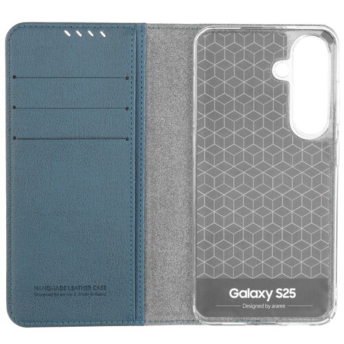 Купить Чехол-книжка  Araree Mustang Diary для Samsung Galaxy S25 синий  5617342. Характеристики, отзывы и цены в Донецке