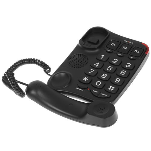 Купить Телефон проводной TeXet TX-214  1382816. Характеристики, отзывы и цены в Донецке