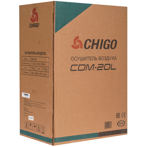 Купить Осушитель воздуха Chigo CDM-20L белый  9124283. Характеристики, отзывы и цены в Донецке