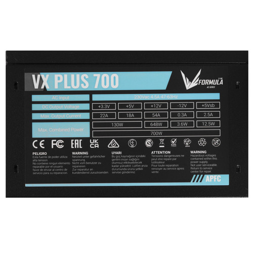 Купить Блок питания Formula VX PLUS 700 [VX-700 PLUS] черный  5614590. Характеристики, отзывы и цены в Донецке