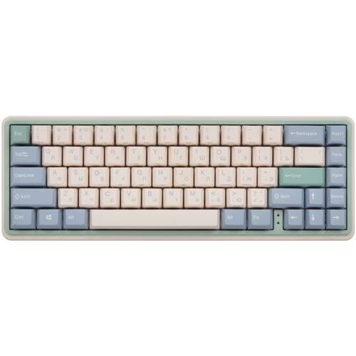 Купить Клавиатура проводная + беспроводная Varmilo VXT67 Eucalyptus  5486645. Характеристики, отзывы и цены в Донецке