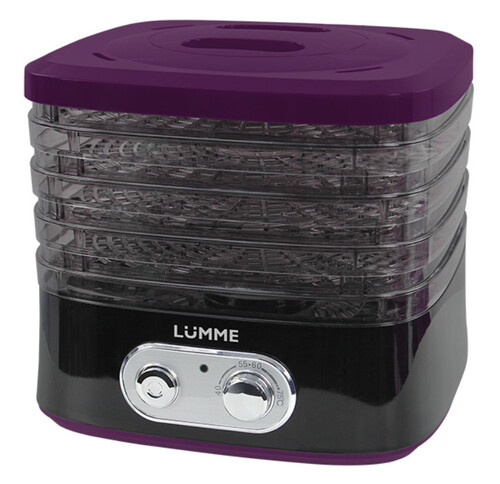 Купить Сушилка для овощей и фруктов LUMME LU-FD1854A фиолетовый  9148511. Характеристики, отзывы и цены в Донецке