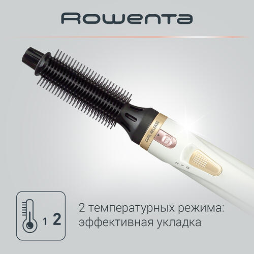 Купить Фен-щетка Rowenta CF3910F0 белый/золотистый  1386492. Характеристики, отзывы и цены в Донецке
