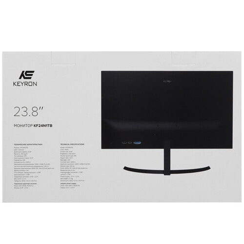 Купить 23.8" Монитор KEYRON KF24N1TB черный  9078361. Характеристики, отзывы и цены в Донецке