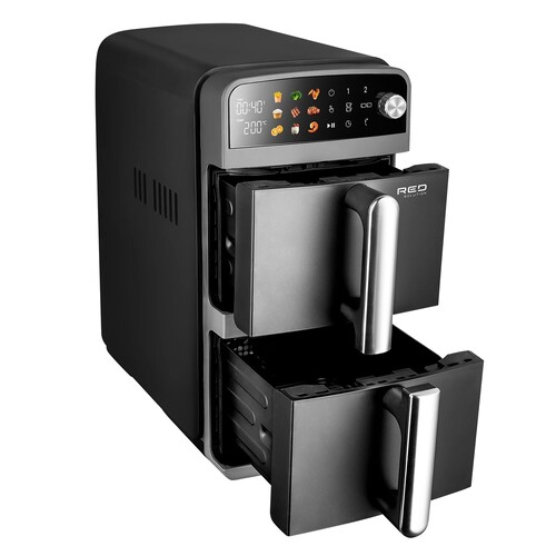 Купить Аэрогриль RED SOLUTION TWIN W255 черный  9309298. Характеристики, отзывы и цены в Донецке
