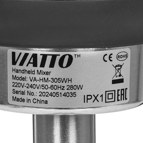 Купить Блендер погружной Viatto VA-HM-305WH черный  9076785. Характеристики, отзывы и цены в Донецке