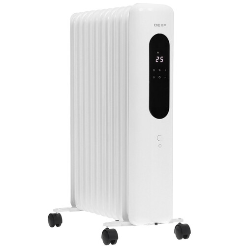 Купить Масляный обогреватель DEXP OH-2511EW белый  9111250. Характеристики, отзывы и цены в Донецке