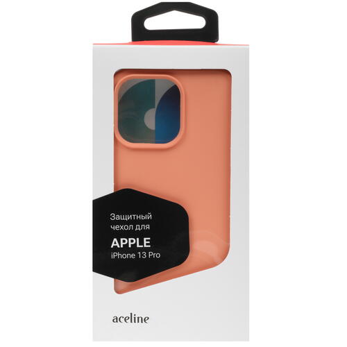 Купить Накладка  Aceline Liquid Silicone для Apple iPhone 13 Pro оранжевый  5404066. Характеристики, отзывы и цены в Донецке
