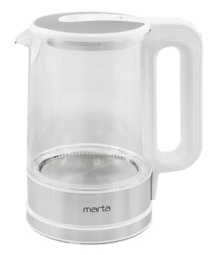 Купить Электрочайник MARTA MT-4608 белый  9058558. Характеристики, отзывы и цены в Донецке