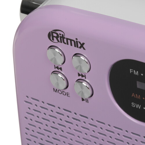 Купить Радиоприемник Ritmix RPR-045 сиреневый  9282251. Характеристики, отзывы и цены в Донецке