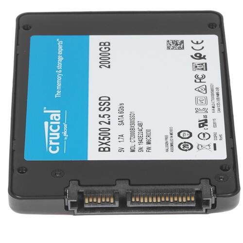 Купить 2000 ГБ 2.5" SATA накопитель Crucial BX500 [CT2000BX500SSD1]  1615455. Характеристики, отзывы и цены в Донецке