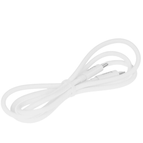 Купить Кабель круглый Hoco Lightning 8-pin - USB Type-C белый 1 м  9238204. Характеристики, отзывы и цены в Донецке
