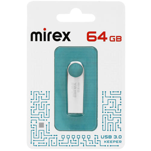Купить Память USB Flash 64 ГБ Mirex Keeper [13600-IT3KEP64]  5446030. Характеристики, отзывы и цены в Донецке