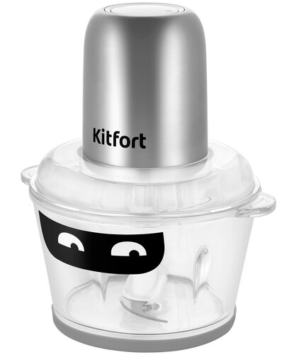 Купить Измельчитель  Kitfort КТ-3518 серебристый  9152874. Характеристики, отзывы и цены в Донецке