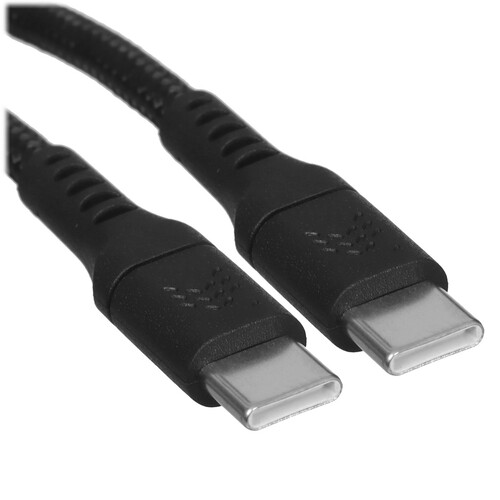 Купить Кабель круглый Rocket USB Type-C - USB Type-C черный 1 м  5466172. Характеристики, отзывы и цены в Донецке