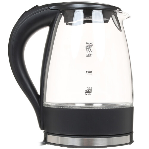 Купить Электрочайник Galaxy GL0552 черный  1187796. Характеристики, отзывы и цены в Донецке