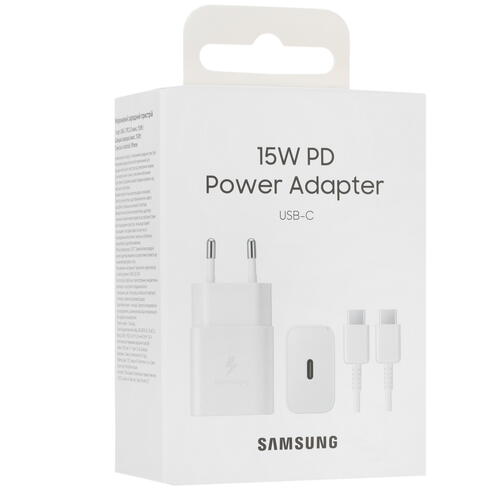 Купить Сетевое зарядное устройство Samsung EP-T1510 белый  4867552. Характеристики, отзывы и цены в Донецке
