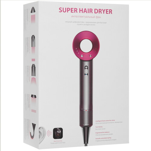 Купить Фен SenCiciMen Super hair dryer HD-08 красный/серый  9116212. Характеристики, отзывы и цены в Донецке