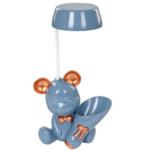 Купить Настольный светильник RISALUX Мишка синий  9176757. Характеристики, отзывы и цены в Донецке