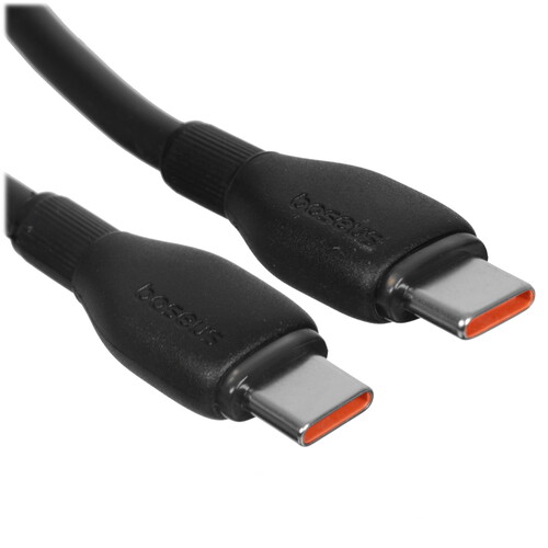 Купить Кабель круглый Baseus USB Type-C - USB Type-C черный 1.2 м  9260754. Характеристики, отзывы и цены в Донецке
