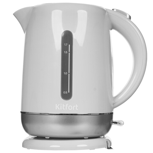 Купить Электрочайник Kitfort КТ-8705 белый  9267941. Характеристики, отзывы и цены в Донецке