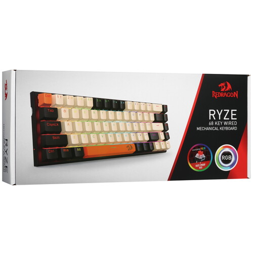 Купить Клавиатура  проводная Redragon Ryze  9202983. Характеристики, отзывы и цены в Донецке