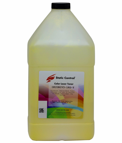 Купить Тонер Static Control OKIUNIV3-1KG-Y желтый  9047626. Характеристики, отзывы и цены в Донецке