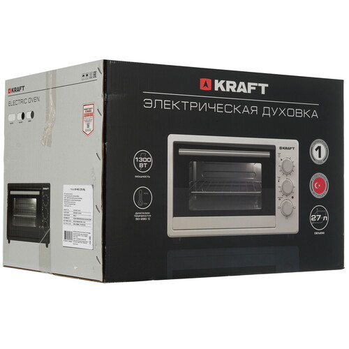 Купить Мини-печь Kraft KF-MO 270 черный  9229281. Характеристики, отзывы и цены в Донецке