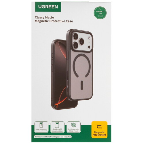 Купить Накладка  Ugreen для Apple iPhone 17 Pro прозрачный  5643842. Характеристики, отзывы и цены в Донецке