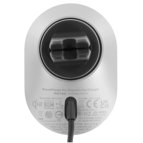 Купить Держатель автомобильный Belkin BoostCharge Pro серый  5637110. Характеристики, отзывы и цены в Донецке