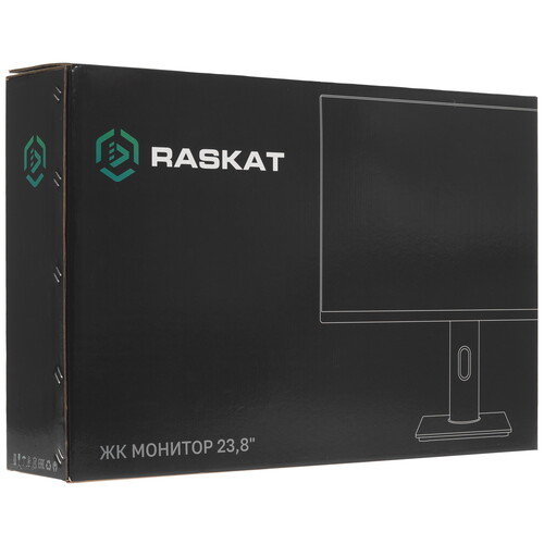 Купить 23.8" Монитор Raskat I24F10DAP черный  5456904. Характеристики, отзывы и цены в Донецке