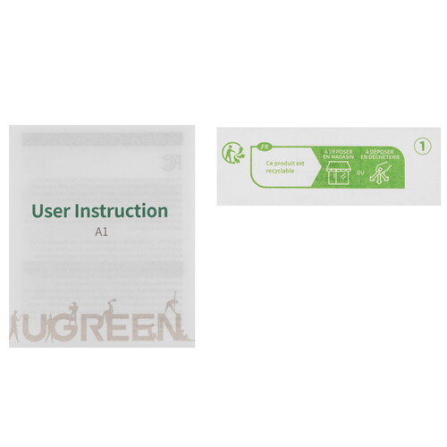 Купить Кабель круглый Ugreen USB Type-C - USB 2.0 Type-A белый 0.25 м  9155067. Характеристики, отзывы и цены в Донецке