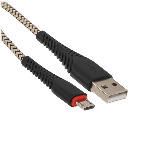 Купить Кабель круглый Borofone micro USB - USB 2.0 Type-A черный 1 м  5475167. Характеристики, отзывы и цены в Донецке